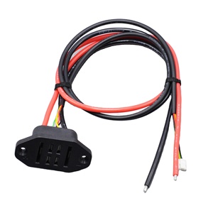 Krqk001001 cổng sạc cao hiện tại Ebike pin kết nối 6 pin xe đạp điện xe đạp kết nối chuyển đổi sạc - Product Image 2