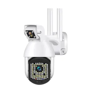 Caméra de surveillance extérieure PTZ IP Wifi 1080P, dispositif de sécurité sans fil P2P, avec Zoom numérique x4, détection humaine par ia et suivi automatique