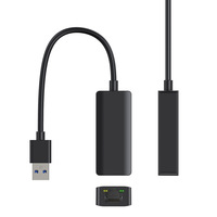 Adaptador USB 3.0 a Gigabit Ethernet para Portátil |   RTL8153E |   Convertidor de Red LAN Externo con Cable RJ45