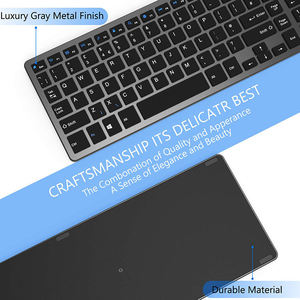 Super Thin Clavier 2.4ghz Wireless 102 Keys Rose bluetooth <b>Keyboard</b> - Product Image 4