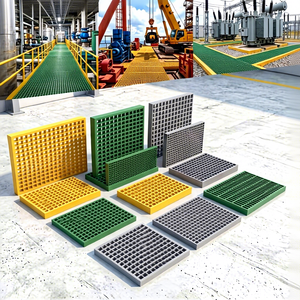 Grille en fibre de verre légère de 30 mm pour passerelles de construction temporaires - Product Image 4