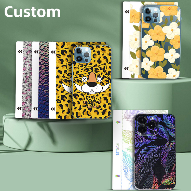 Самодельная печатная красивая наклейка Vimshi для мобильного телефона с рисунком из мультфильма, чистый гидрогелевый лист, Защитная пленка для задней панели телефона