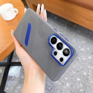 เคสโทรศัพท์มือถือหนัง PU สำหรับธุรกิจ สำหรับ Samsung S26 S24 S25 Ultra Plus พร้อมรูระบายความร้อนโลหะ ป้องกันการกระแทก - Product Image 3