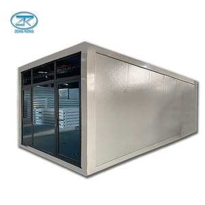 Maison préfabriquée modulaire en acier de type Z Bureau de conteneur pliant préfabriqué Salle de réunion mobile Toilettes publiques/hôtels de site - Product Image 1