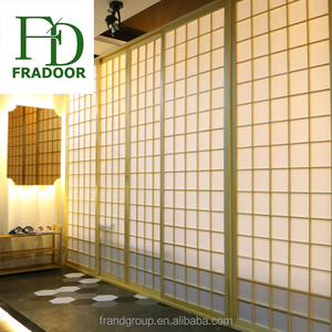 <span class=keywords><strong>Puerta</strong></span> Corredera de Madera de <span class=keywords><strong>Pino</strong></span> Acrílica con Papel Shoji de Estilo Japonés para Sala de Estar, Casa u Oficina - Product Image 6