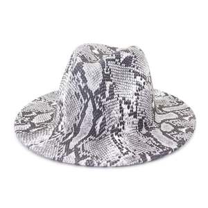 Sombreros Unisex Estilo Británico, Elegantes Sombreros Fedora de Fieltro de Lana con Estampado de Leopardo, Casuales, Transpirables, Ajustables, para las Cuatro Estaciones - Product Image 6