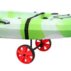 Carrito de playa para canoa, accesorios para kayak, carrito con ruedas para kayak