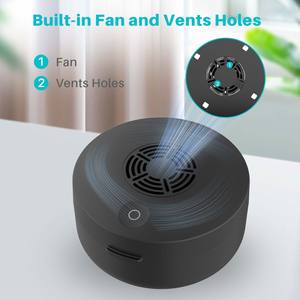 Étui de rétention électrique <span class=keywords><strong>UV</strong></span> réutilisable, tue 99,9 % des bactéries, avec nettoyage rapide en 3 minutes pour appareils dentaires, rétention, bijoux, écouteurs - Product Image 3