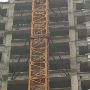 Grúa Torre de Plataforma Plana de 6 Toneladas (QTZ80) para Construcción de Edificios - Product Image 2