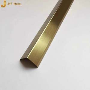 JYFMETAL LL409 - Perfil de Esquina para Azulejos en Forma de L, Acero Inoxidable 304/316, Acabado Espejo Cepillado, Garantía de 5 Años, Fácil Instalación - Product Image 1