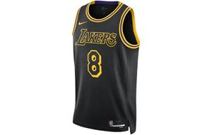 <span class=keywords><strong>Nike</strong></span> Lakers City Edition Swingman Jersey <span class=keywords><strong>Maillot</strong></span> de <span class=keywords><strong>basket</strong></span>-ball en maille noire et dorée pour homme taille 8 FW23 - Product Image 1