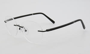 MB685 الأكثر مبيعًا إطار بدون إطار نظارات رجالية إطار نظارات طبية مستديرة بصرية بدون إطار للرجال - Product Image 6