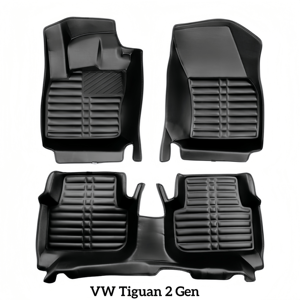 Alfombrillas de Coche de Cuero Eva 5D de Alta Calidad, Impermeables y Fáciles de Limpiar, Juego Completo para <span class=keywords><strong>Volkswagen</strong></span> <span class=keywords><strong>ID3</strong></span> ID4, Passat A4, Jetta - Product Image 2