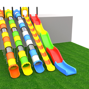 Sân chơi ngoài trời nhựa Slide cho công viên nước hồ bơi ngoài trời trượt nước cho trẻ em - Product Image 5