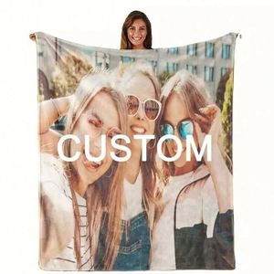 Manta de Bebé de Franela Tejida con Diseño Floral/Unicolor 2025, 100% Poliéster, Diseño Moderno Personalizado, Antiestática, para las Cuatro Estaciones, Día de la Madre - Product Image 1