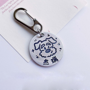 Tính năng độc đáo <span class=keywords><strong>Pet</strong></span> Quà Tặng Brass Dog <span class=keywords><strong>Tag</strong></span> tùy chỉnh tiquette de Chien cao cấp 2 mét rắn brass <span class=keywords><strong>Pet</strong></span> <span class=keywords><strong>tag</strong></span> - Product Image 3