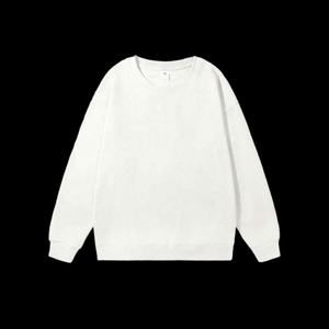 Sweatshirts Pull à col rond Logo personnalisé Usine Vente en gros Pull unisexe en polyester/coton personnalisé - Product Image 6