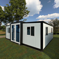 Casa Contenedor Prefabricada Expandible de Lujo Moderna Impermeable de 20 y 40 pies, Estándar Australiano, Casa Móvil Pequeña, Apartamento Tipo Granny Flat