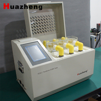 Equipo de Prueba de Resistencia Dieléctrica de Aceite Aislante de 80kV Huazheng Electric, Probador de BDV de Aceite para Transformadores de 3 Copas