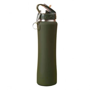 Daily Outdoor Stainless Steel Insulated Kettle 600ml 750ml Vacuum Sports <b>Water</b> Bottle Straw Lid Reusable Hiking Travel <b>Container</b> - Product Image 3