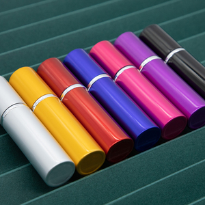 Portable 8ml 10ml Reutilizável Eco-Friendly Alumínio Frasco De Perfume Rotativo Design Com Bomba Pulverizador Atomizador - Product Image 4