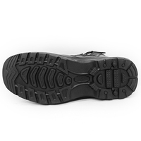 Sepatu Bot Taktis Pria Anti Air Kulit Sapi untuk Kerja, Keselamatan, Mendaki, Hiking, Kulit Asli, Sepatu Kerja Luar Ruangan