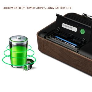 Radio Portátil Clásica Retro de Estilo Antiguo con Acabado de Madera, Receptor AM/FM, Suministro Directo de Fábrica - Product Image 3