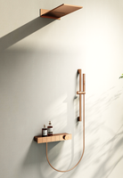 Système de douche mural de luxe pour salle de bain, avec robinetterie en laiton et ensemble de douche 3 voies pour la maison