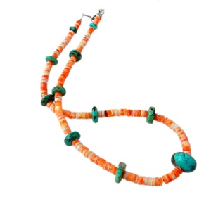 Collier <span class=keywords><strong>Milka</strong></span> Manifesto en turquoise bleue naturelle et argent sterling 925 - Product Image 3