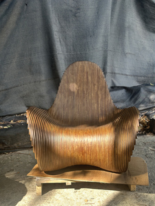 Poltrona Singola di Lusso Contemporanea, Seduta Unica in Legno Massello Nordico, Artigianale, per <span class=keywords><strong>Salotto</strong></span> Moderno - Product Image 3