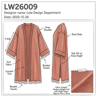 Ensemble robe et kimono bohème à franges en satin pour femme, tenue décontractée à manches longues