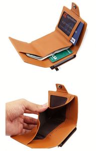 Custom Minimalist Pu Leather Credit Card Holder <b>Wallet</b> Metal <b>RFID</b> <b>Blocking</b> Aluminium Bank Card Holder No Closure Passport Gift - Product Image 4