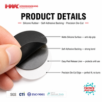 Coussinets en silicone auto-adhésifs découpés sur mesure HWK Factory pour la protection des meubles, des armoires, du verre et des appareils électroménagers