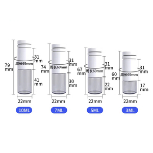 새로운 3ml 5ml 7ml 10ml 화장품 액체 점 적기 병 더블 사일로 물 분말 믹스 병 동결 건조 동결 건조 분말 병 - Product Image 6