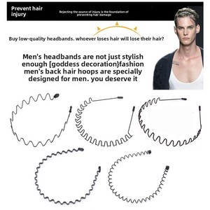 Bandeau invisible pour hommes <span class=keywords><strong>à</strong></span> la mode sport pince <span class=keywords><strong>à</strong></span> <span class=keywords><strong>cheveux</strong></span> <span class=keywords><strong>épingle</strong></span> <span class=keywords><strong>à</strong></span> <span class=keywords><strong>cheveux</strong></span> pour lavage du visage hommes et femmes cerceau <span class=keywords><strong>cheveux</strong></span> cravate dos presse <span class=keywords><strong>épingle</strong></span> <span class=keywords><strong>à</strong></span> <span class=keywords><strong>cheveux</strong></span> - Product Image 5