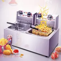 Commercial Stainless Steel Thick Fried Chicken Ribs Electric Fryer