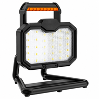 OEM Wiederaufladbare LED-Arbeitsleuchte 20W 30W Tragbare Stativmontierbare Flutlichtlampe mit USB-C-Ladefunktion und Batterieanzeige