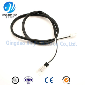 Özel 2 Pinli Beyaz Konnektörlü Kablo Demeti, Gösterge Işığı ve Siyah PVC Kılıflı Kablo ile Akü Şarj Cihazı, Ev Aletleri için - Product Image 3