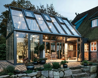 Maison capsule modulaire moderne en aluminium à double vitrage Low-E, alimentée à l'énergie solaire, écologique, pour hôtels et complexes hôteliers