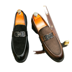 Mocassins habillés en PU grande taille pour hommes, confortables, respirants, légers, pour affaires, mariage, formel, automne - Product Image 1