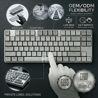 Clavier USB filaire ABS en gros pour usages bureautiques, à membrane, avec repose-poignets, pour ordinateur de bureau
