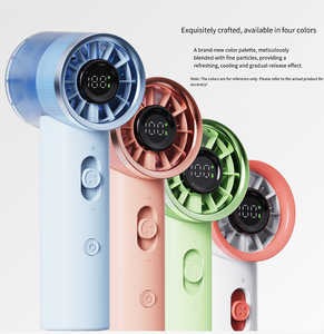 NEW Upgraded F32 Handheld <b>Fan</b> with LED Battery Display 15000RPM 1200mAh USB Rechargeable Portable <b>Mini</b> Pocket <b>Fan</b> for Outdoor - Product Image 5