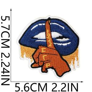 热卖新款蓝色1920 1922德尔塔西格玛 θ 黑色女孩联谊会主题刺绣补丁铁 - Product Image 5