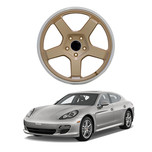 Applicable pour Porsches 718 20 pouces peint roues moyeu <span class=keywords><strong>911</strong></span> 21 pouces champagne or jantes jante moyeu de roue personnalisé - Product Image 1