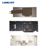 Placa de Enfriamiento Líquido de Cobre Personalizada para Estaciones de Trabajo de Alta Gama, Renderización Multi-GPU, Bloque de Enfriamiento de Alta Eficiencia Térmica