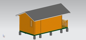 Cabane en bois préfabriquée, <span class=keywords><strong>bungalow</strong></span> de plage avec salle de bain, cabane en rondins modulaire personnalisée pour hôtel-resort, maison en bois préfabriquée pour les <span class=keywords><strong>vacances</strong></span> - Product Image 5