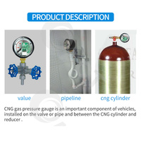 ACT haute qualité auto de kit gnv 201C 5V voiture véhicule manomètre GNC manomètre gaz naturel manomètre manomètre