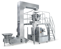 Ts Lineaire Combinatie Weger Plantaardige Automatische Plastic Lade Verpakkingsmachine Kwantitatieve Weegschaal Voor Droog Fruit