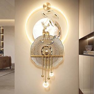 Peinture murale décorative en acrylique avec éclairage LED, impression UV, art paysager personnalisé, vente en gros d'usine, nouveauté, décoration intérieure - Product Image 5