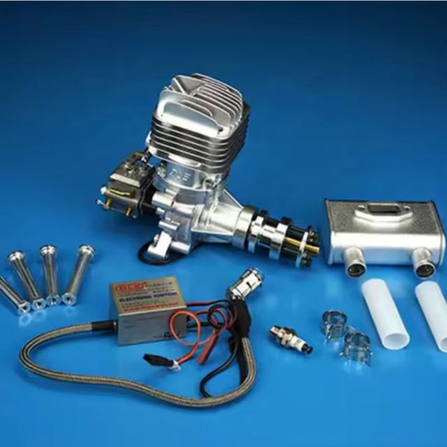 New DLE35RA 35cc Gasoline / Petrol Engine Single Cylinder Two-stroke Exhaust Natural Wind-cooled Hand Start for RC Airplane